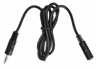 Кабель-удлинитель аудио Buro BAAC003-1 Jack 3.5 (m)/Jack 3.5 (f) 1м. черный от магазина РЭССИ
