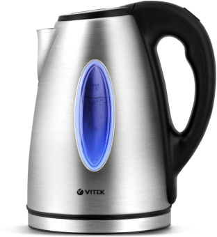 Чайник электрический Vitek VT-7019 1.7л. 2200Вт сталь корпус: нерж.сталь от магазина РЭССИ
