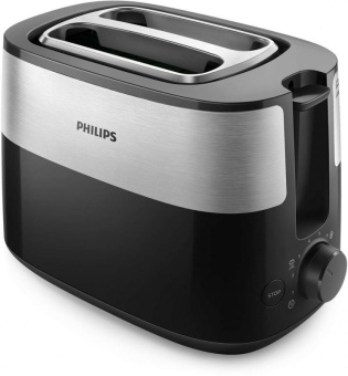 Тостер Philips HD2516 830Вт черный/стальной от магазина РЭССИ