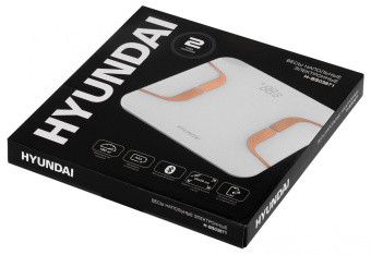 Весы напольные электронные Hyundai H-BS03871 макс.180кг белый от магазина РЭССИ