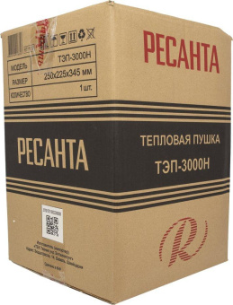 Тепловая пушка электрическая Ресанта ТЭП-3000Н 3000Вт красный от магазина РЭССИ