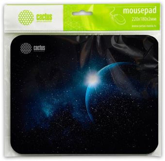 Коврик для мыши Cactus Space 220x180x2мм (CS-MPC-P04XS) от магазина РЭССИ