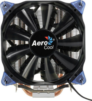 Устройство охлаждения(кулер) Aerocool Verkho 4 Soc-AM5/AM4/1151/1200/2066/2011/1700 черный 4-pin 15-27dB Al+Cu 140W 678gr Ret от магазина РЭССИ