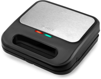 Вафельница Vitek VT-2628 800Вт черный/серебристый от магазина РЭССИ
