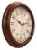 Часы настенные аналоговые Бюрократ WallC-R77P D35см коричневый (WALLC-R77P35/BROWN) от магазина РЭССИ