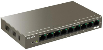 Коммутатор Tenda TEF1109P-8-102W (L2) 9x100Мбит/с 8PoE 92W неуправляемый от магазина РЭССИ