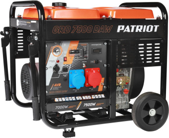 Генератор Patriot GRD 7500DAW 7.5кВт от магазина РЭССИ