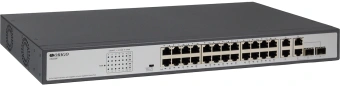 Коммутатор Origo OS2228P/370W OS2228P/370W/A1A (L2) 28x1Гбит/с 2xКомбо(1000BASE-T/SFP) 2SFP 24PoE+ 370W неуправляемый от магазина РЭССИ