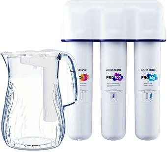 Водоочиститель Аквафор DWM-312S Pro белый от магазина РЭССИ