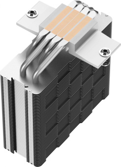 Устройство охлаждения(кулер) Deepcool AG400 Soc-AM5/AM4/1200/1700/1851 серебристый/черный 4-pin 18-31.6dB Al+Cu 220W 614gr Ret (R-AG400-BKNNMN-G-1) от магазина РЭССИ