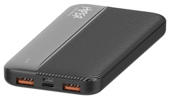 Мобильный аккумулятор Hiper SM10000 10000mAh 2.4A 2xUSB черный (SM10000 BLACK) от магазина РЭССИ