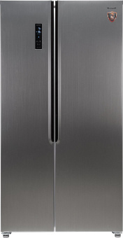 Холодильник Weissgauff WSBS 500 NFX Inverter 2-хкамерн. нержавеющая сталь от магазина РЭССИ