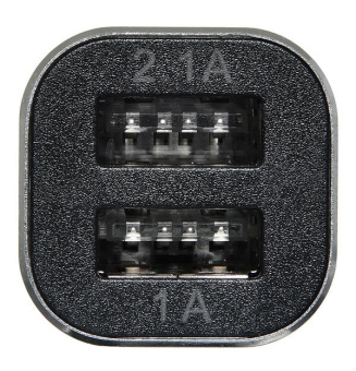 Автомобильное зар./устр. Digma DGCC-2U-3A-BS 15W 2.1A+1A 2xUSB универсальное черный от магазина РЭССИ