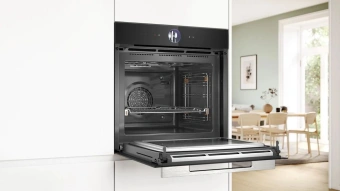 Духовой шкаф Электрический Bosch Serie 8 HMG776NB1 черный от магазина РЭССИ