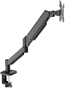 Кронштейн для мониторов ЖК Buro BU-M11 черный 17"-32" макс.10кг крепление к столешнице поворот и наклон от магазина РЭССИ
