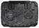 Картинка Подставка для ноутбука Buro BU-LCP156-B208 15.6"355x260x21мм 2xUSB 2x 80ммFAN 560г металлическая сетка/пластик черный от магазина РЭССИ Подставка для ноутбука Buro BU-LCP156-B208 15.6"355x260x21мм 2xUSB 2x 80ммFAN 560г металлическая сетка/пластик черный от магазина РЭССИ