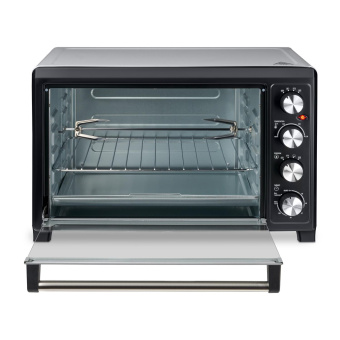 Мини-печь Hyundai MIO-HY076 45л. 2000Вт серебристый/черный от магазина РЭССИ