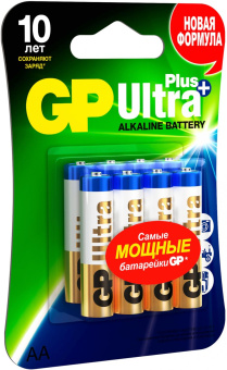 Батарея GP Ultra Plus Alkaline GP 24AUP-2CR8 AAA (8шт) блистер от магазина РЭССИ