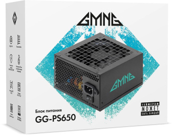 Блок питания GMNG ATX 650W GG-PS650 80+ bronze (20+4pin) APFC 120mm fan 6xSATA RTL от магазина РЭССИ