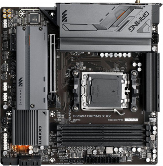 Материнская плата Gigabyte B650M GAMING X AX SocketAM5 AMD B650 4xDDR5 mATX AC`97 8ch(7.1) 2.5Gg RAID+HDMI+DP от магазина РЭССИ