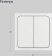Умный выключатель Yandex YNDX-00535 2-хкл. универсальный белый от магазина РЭССИ