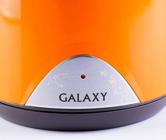 Чайник электрический Galaxy GL 0313 1.7л. 2000Вт оранжевый/черный (корпус: нержавеющая сталь/пластик) от магазина РЭССИ