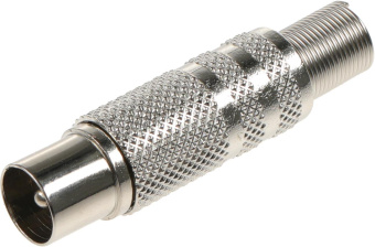 Штекер антенный Premier 4-010/1 Coax (m) серебристый от магазина РЭССИ