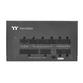 Блок питания Thermaltake ATX 850W Toughpower GF3 ARGB 80+ gold 24pin APFC 140mm fan color LED 9xSATA Cab Manag RTL от магазина РЭССИ