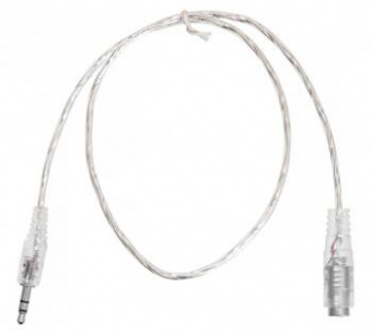 Кабель-удлинитель аудио Buro Jack 3.5 (m)/Jack 3.5 (f) 0.5м. прозрачный (CAB025-0.5M) от магазина РЭССИ