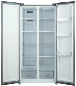 Холодильник Бирюса SBS 400 I 2-хкамерн. нержавеющая сталь от магазина РЭССИ