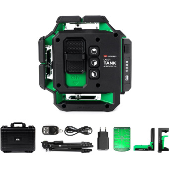 Профессиональный лазерный уровень ADA LaserTANK 4-360 GREEN ultimate edition А00632 от магазина РЭССИ