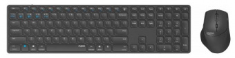 Клавиатура + мышь Rapoo 9800M DARK GREY клав:серый мышь:серый USB беспроводная Bluetooth/Радио slim Multimedia (14523) от магазина РЭССИ