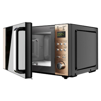 СВЧ Centek черный/золотой 20 л 700 Вт Flat Tray без поворотного стола керамика CT-1574 от магазина РЭССИ