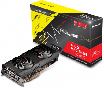 Видеокарта Sapphire PCI-E 4.0 11318-03-20G PULSE RX 6750 XT GAMING OC AMD Radeon RX 6750XT 12288Mb 192 GDDR6 2512/18000 HDMIx1 DPx3 HDCP Ret от магазина РЭССИ