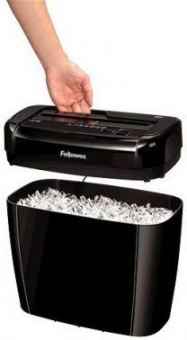 Шредер Fellowes PowerShred 36C (секр.P-4) фрагменты 6лист. 12лтр. скрепки скобы пл.карты от магазина РЭССИ