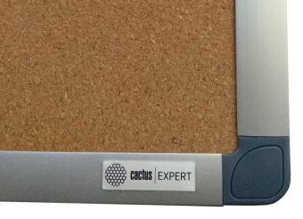 Пробковая доска CS-CBD-90X120 коричневый 90x120 см алюминиевая рама пробка/алюминий Cactus 1070272 от магазина РЭССИ