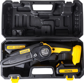 Электрическая цепная пила Huter ELS ELS-2-Li-6K дл.шины:6" (15.2cm) 2аккум. 2Ач ЗУ (70/10/35) от магазина РЭССИ