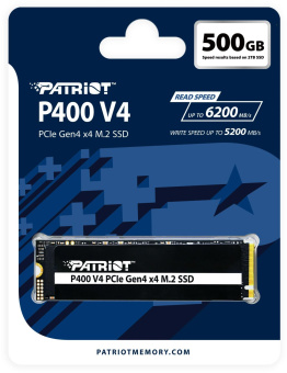 Накопитель SSD Patriot PCIe 4.0 x4 500GB P400VP500GM28H P400 V4 M.2 2280 от магазина РЭССИ