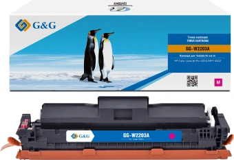 Картридж лазерный G&G GG-W2203A W2203A пурпурный (1800стр.) для HP CLJ Pro 4202/MFP 4302 от магазина РЭССИ