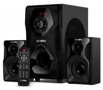 Колонки Sven MS-2055 2.1 черный 55Вт BT от магазина РЭССИ
