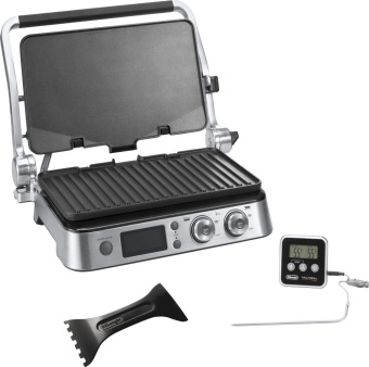 Электрогриль Delonghi CGH1012D.SP 2000Вт серебристый/черный от магазина РЭССИ