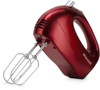 Миксер ручной Maxwell MW-1357 300Вт красный от магазина РЭССИ