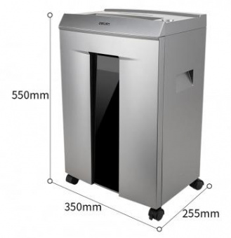 Шредер Deli 9958 серебристый с автоподачей (секр.P-4) фрагменты 10лист. 20лтр. скрепки скобы от магазина РЭССИ