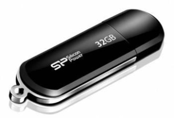 Флеш Диск Silicon Power 32Gb LuxMini 322 SP032GBUF2322V1K USB2.0 черный от магазина РЭССИ