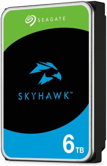 Жесткий диск Seagate SATA-III 6TB ST6000VX009 Surveillance Skyhawk (5400rpm) 256Mb 3.5" от магазина РЭССИ