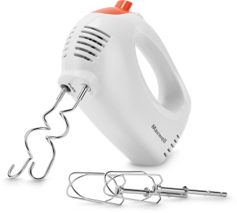 Миксер ручной Maxwell MW-1358 300Вт белый от магазина РЭССИ