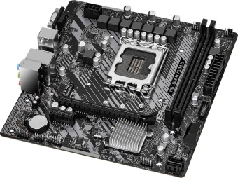 Материнская плата Asrock H610M-HVS/M.2 R2.0 Soc-1700 Intel H610 2xDDR4 mATX AC`97 8ch(7.1) GbLAN+VGA+HDMI от магазина РЭССИ