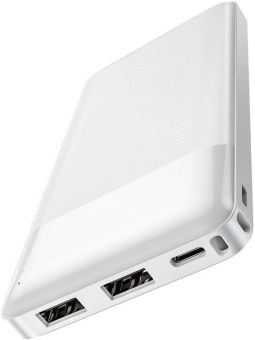 Мобильный аккумулятор Hoco J72 Easy travel 10000mAh 2A 2xUSB-A белый (J72 EASY TRAVEL WHITE) от магазина РЭССИ