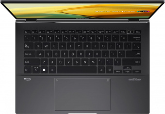 Ноутбук Asus Zenbook 14 UM3402YA-KP660 Ryzen 7 7730U 16Gb SSD1Tb AMD Radeon 14" IPS WQXGA (2560x1600) noOS black WiFi BT Cam Bag (90NB0W95-M014W0) от магазина РЭССИ