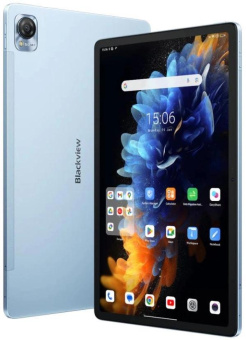 Планшет Blackview Mega 1 G99 (2.2) 2C RAM12Gb ROM256Gb 11.5" IPS 2000x1200 4G 2Sim Android 13 голубой 50Mpix 13Mpix BT WiFi microSD 1Tb 8800mAh 20hr 432hrs от магазина РЭССИ